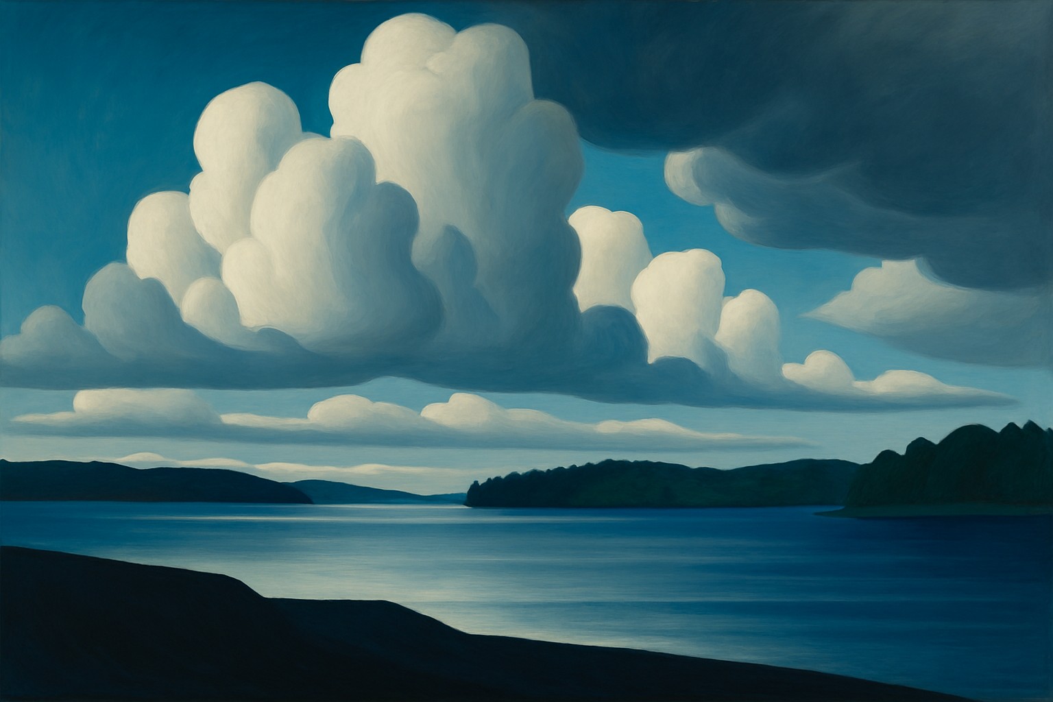 Between Cloud and Water by J. Warren Wood