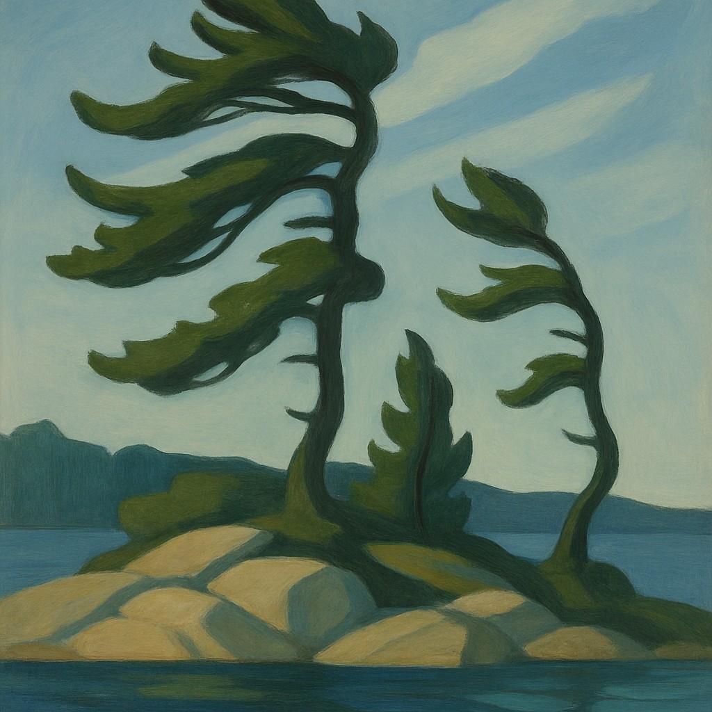 Under a North Wind by J. Warren Wood